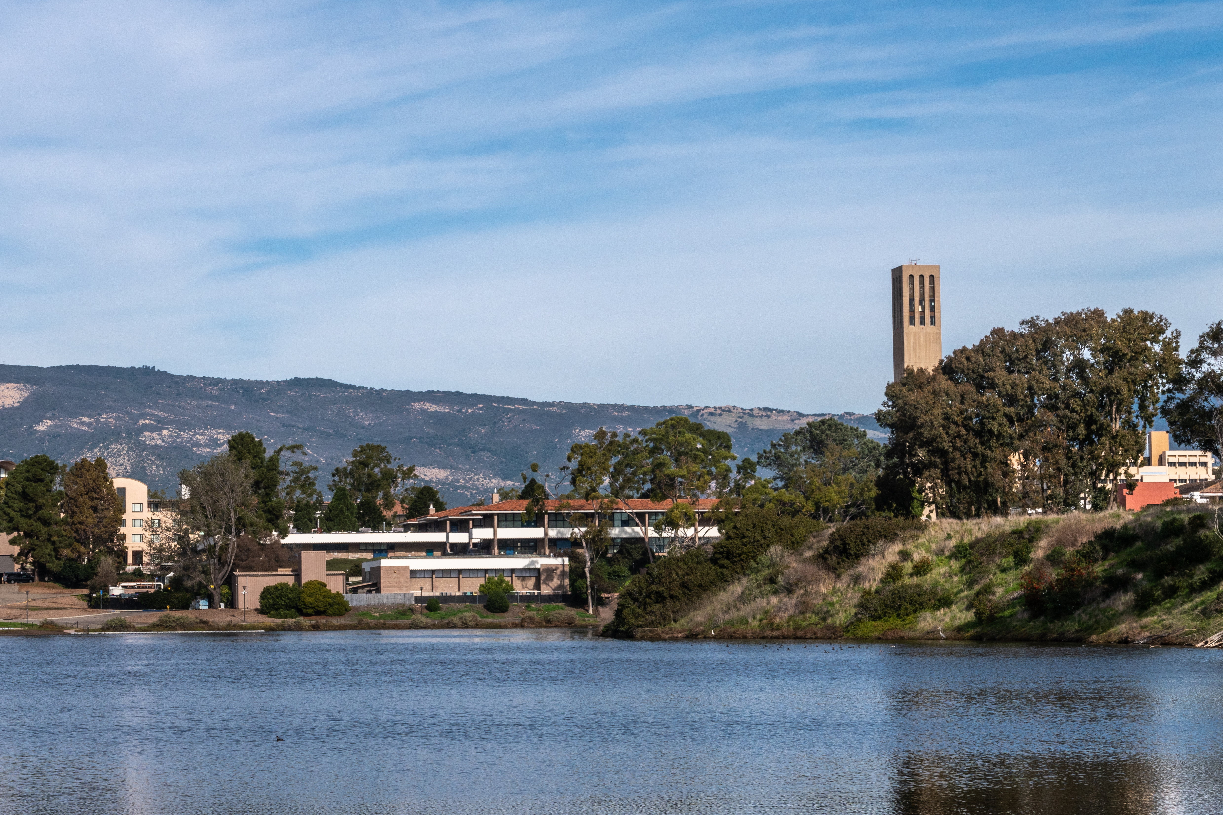 UC Santa Barbara coastal campus with ocean views